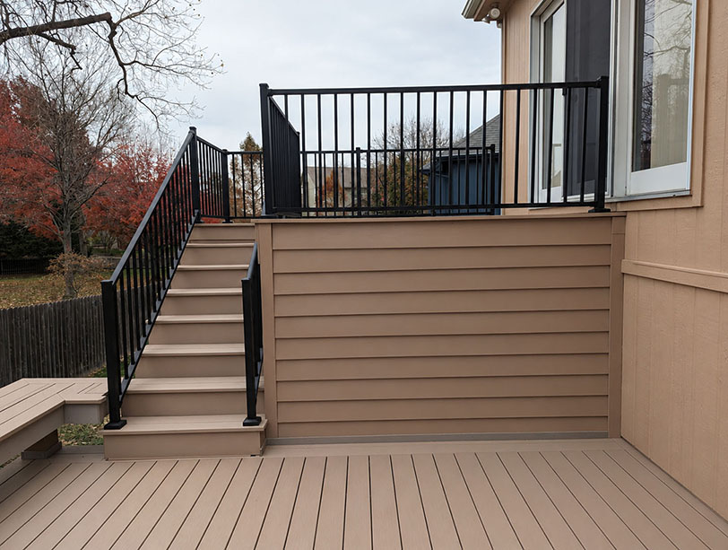 Deck after restoration