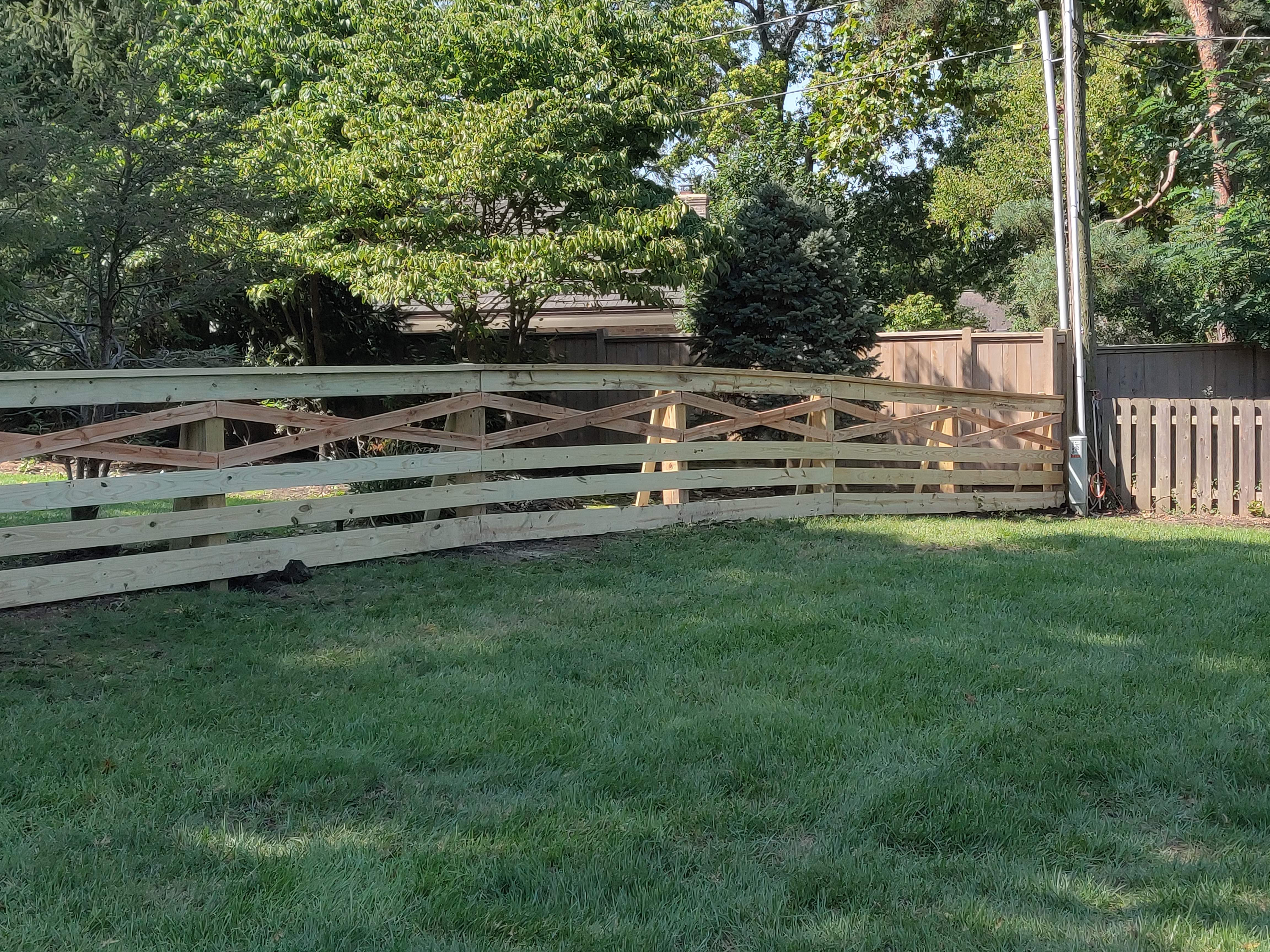 Fence Section Rebuild